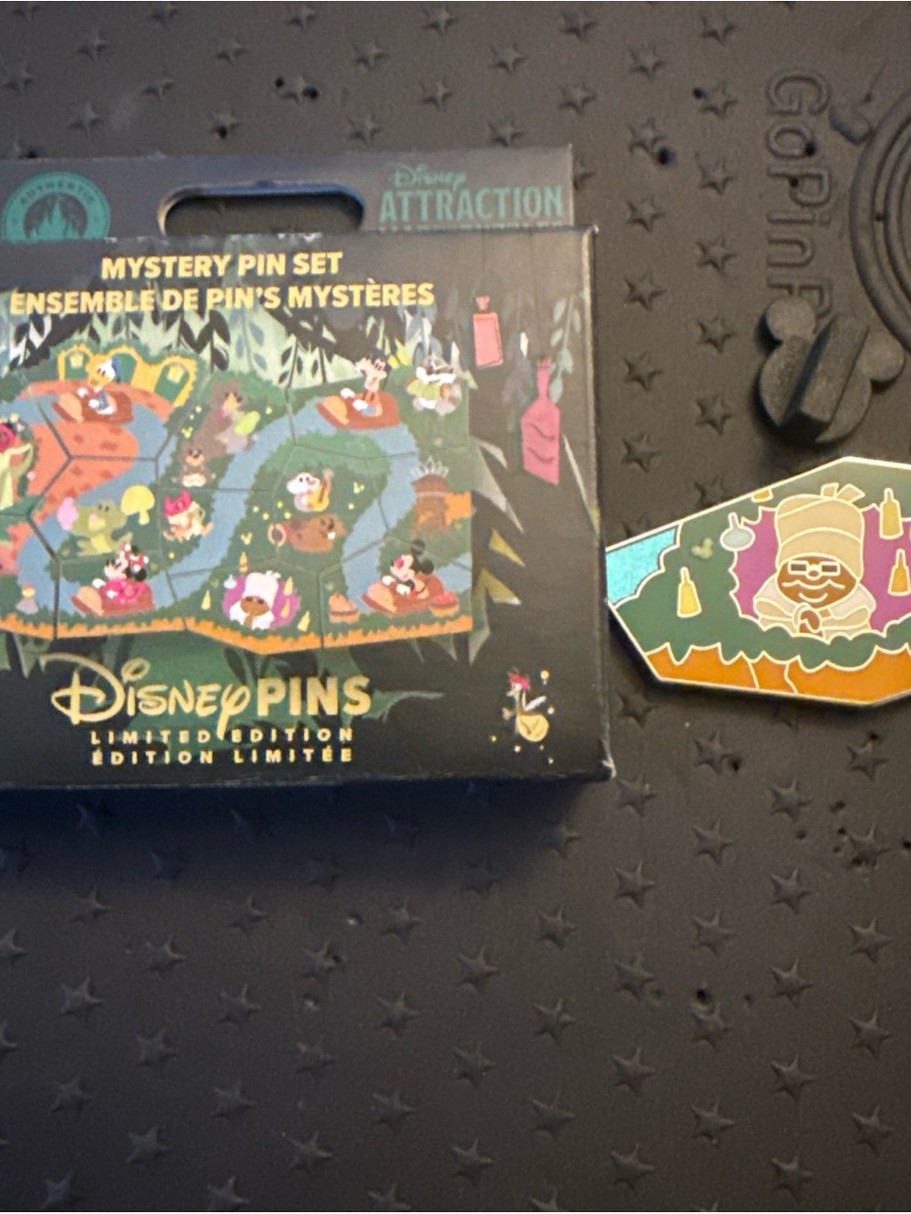 DISNEY DLR TIANA'S BAYOU ADVENTURE MAP PUZZLE MYSTERY PIN MAMA ODIE
